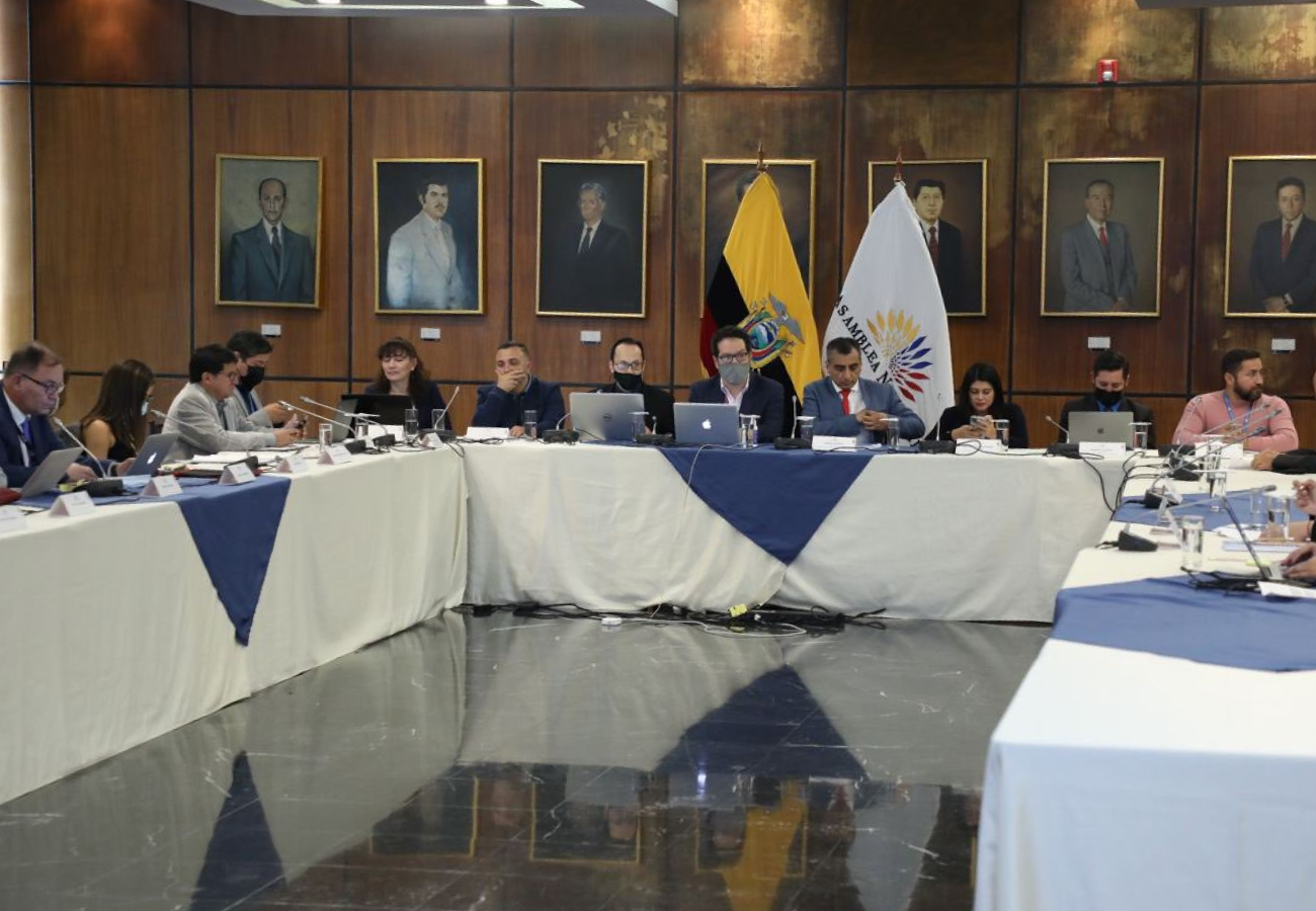 María del Mar Gallegos Ortiz, interviene en la Asamblea Nacional del Ecuador